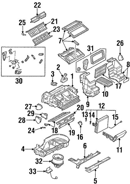 10320570 1998-2005 Oldsmobile Silhouette HVAC Blower Motor Resistor Used OEM CHB553A001