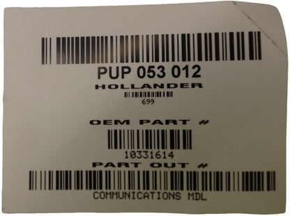 10331614 1998-2005 Oldsmobile Silhouette Communication Module Used OEM 10331614