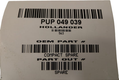 6E5Z1015B 2004-2008 Pontiac Grand Prix 16" T125/70D16 Spare Tire Used OEM 6E5Z1015B