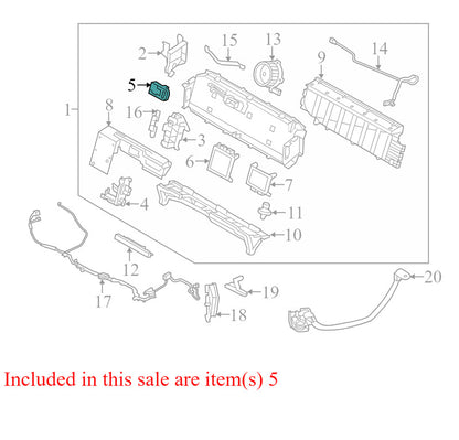 AE5Z10A757A 2011-2012 Lincoln MKZ Hybrid Battery Pack Disconnect Switch Used AE5Z10A757A 