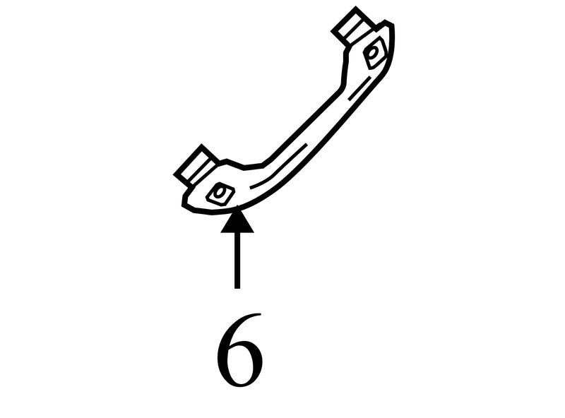 9L8Z7831406AA 2008-2012 Ford Escape Grab Handle Used OEM 9L8478310406A