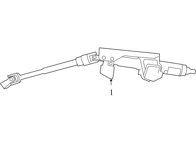 5057549AD 2009-2010 Dodge Journey Steering Column Assembly Used OEM P05057549AA