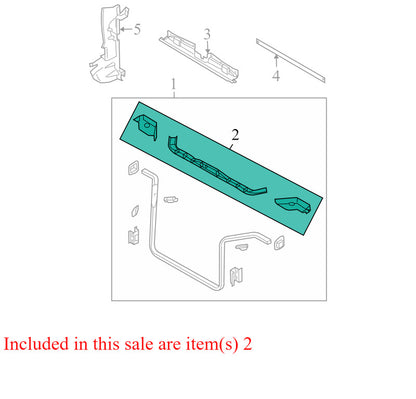 5103398AC 2004-2008 Chrysler Pacifica Radiator Support Tie Bar Used OEM 04857631AA