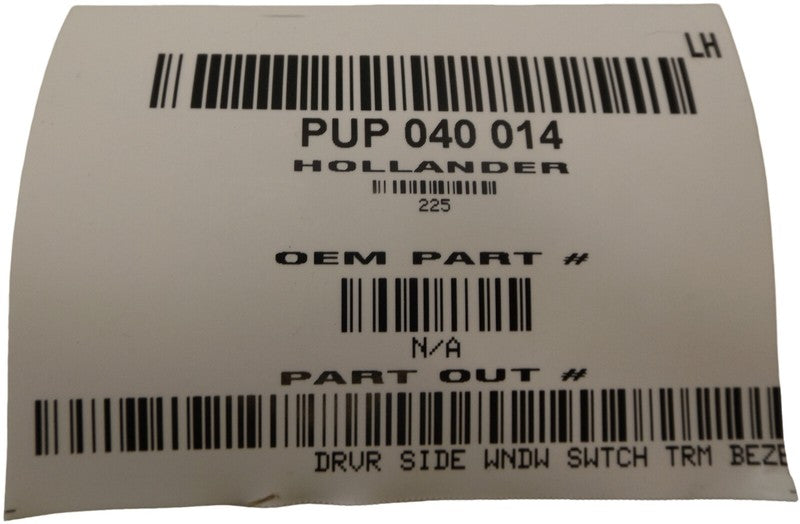1995-1999 Subaru Legacy Driver FL Master Window Switch Bezel Used OEM 