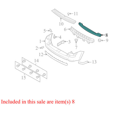 5L8Z17D942AA 2008-2012 Mercury Mariner Bumper Cover Reinforcement Beam Used 5L8Z17D942AA OEM