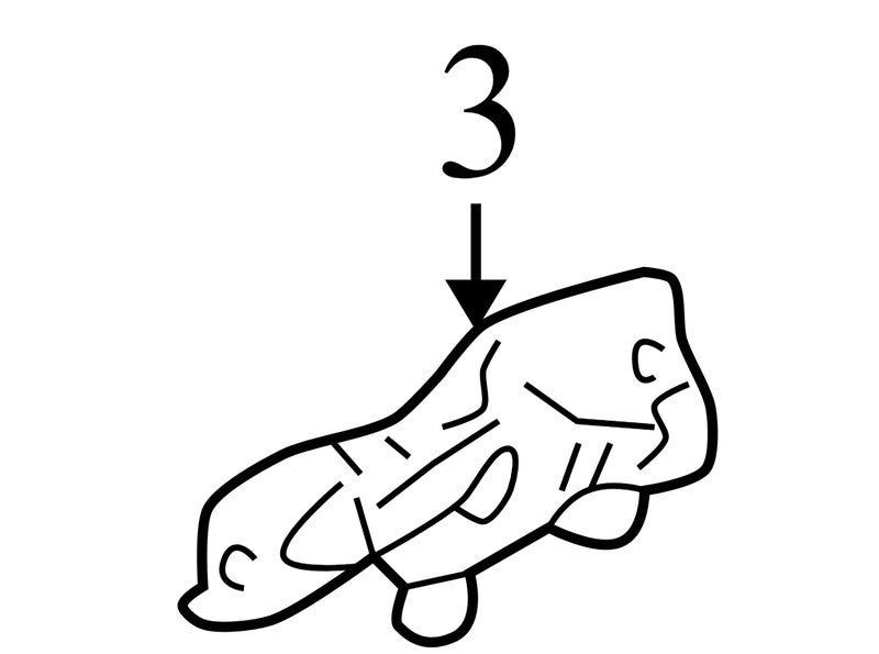 55276351AA 2003-2009 Dodge Ram F / RR Interior Handle Mechanism Used 55276351AA OEM