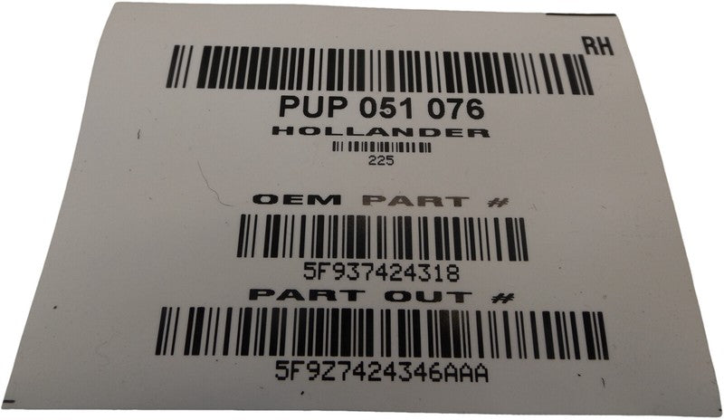 5F9Z7424346AAA 2005-2007 Ford Freestyle Passenger RH Lower B Pillar Trim Used OEM 5F937424318