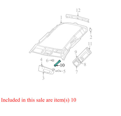 XZ371W1AA 2004-2008 Chrysler Pacifica Interior Grab Handle Used OEM XZ371W1AA 