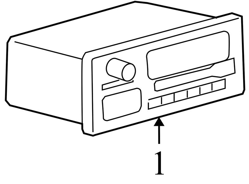 5064951AK 08-11 Dodge Dakota Radio Control Unit REQ W/ Satellite Radio Used Z5064410AF OEM