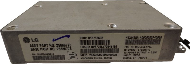 25910217 2006-2011 Chevrolet Impala Mobile Phone Control Module Used OEM 25886776