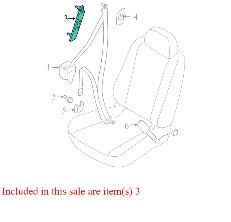 87824JA00A 2007-2012 Nissan Altima Seat Belt Height Adjuster Used OEM 7166163127
