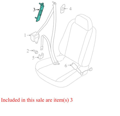 87824JA00A 2007-2012 Nissan Altima Seat Belt Height Adjuster Used OEM 7166163127