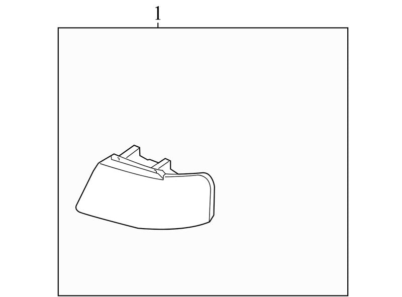 6L1Z13008BA 2003-2006 Ford Expedition Driver FL Headlight Assembly Used 6L1Z13008BA OEM