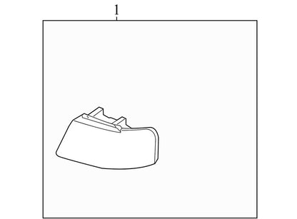 6L1Z13008BA 2003-2006 Ford Expedition Driver FL Headlight Assembly Used 6L1Z13008BA OEM