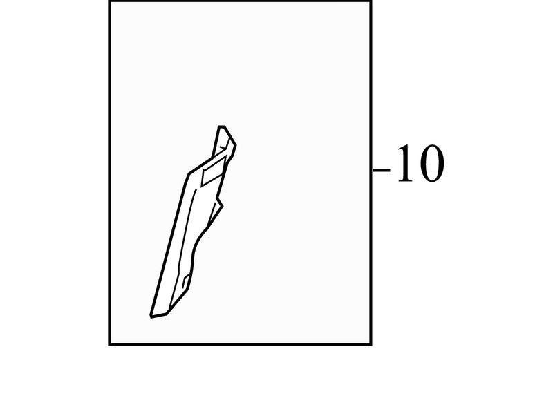 39820708 2010-2016 Volvo XC70 Passenger RH C Pillar Trim Used OEM 39820708