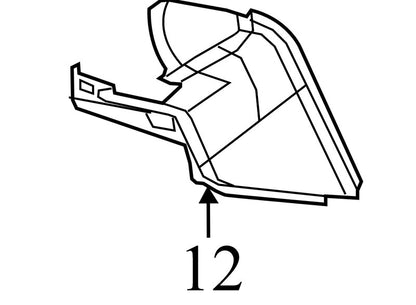 22870989 2012-2017 Buick Verano Driver Left Instrument Panel Trim Panel Used 22870989 OEM