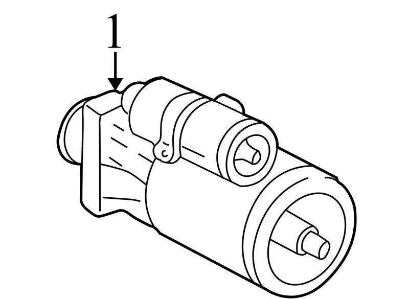 10465582 1998-2005 Oldsmobile Bravada 4.2L Starter Motor Used OEM 10465582