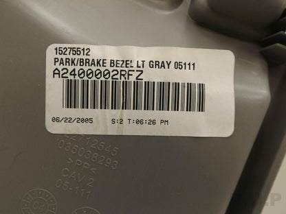 22717095 2006-2010 Chevrolet Cobalt Console Trim Panel 15275512