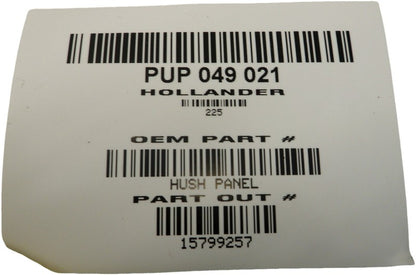 15799257 2004-2008 Pontiac Grand Prix Driver FL Hush Panel Used OEM 15799257