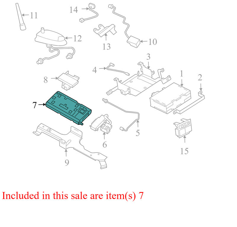 12207559 1999-2006 GMC Yukon 1500 Wireless Communication Module Used 12207559 OEM
