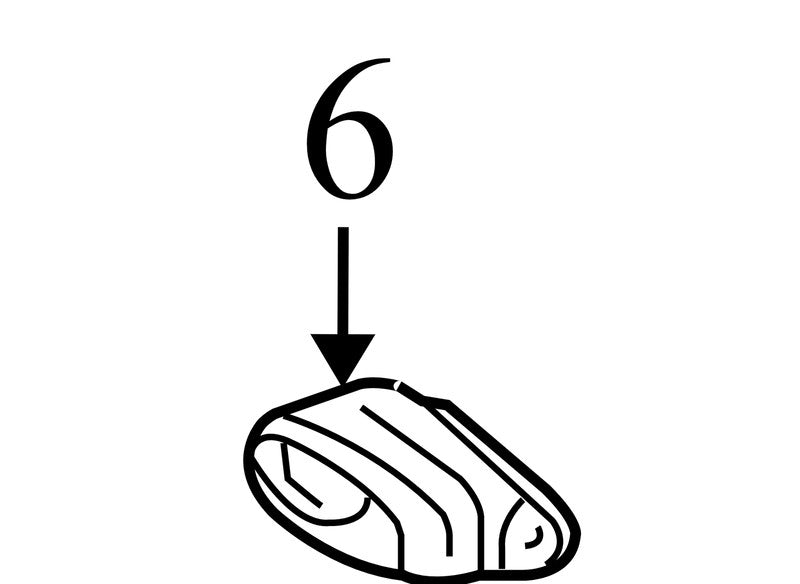 5F9Z7422601AA 2005-2007 Ford Freestyle Passenger FR Interior Door Handle Used OEM 5F9Z7422601A