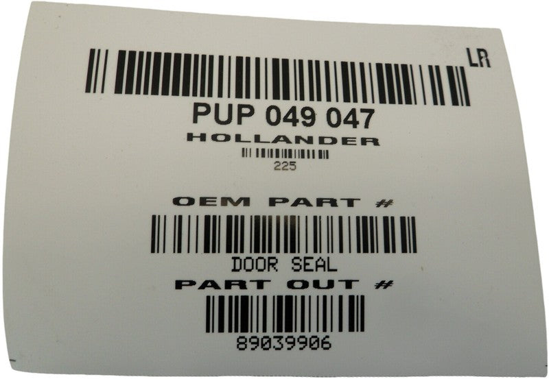 89039906 2004-2008 Pontiac Grand Prix Driver Rear RL Door Seal Used OEM 89039906