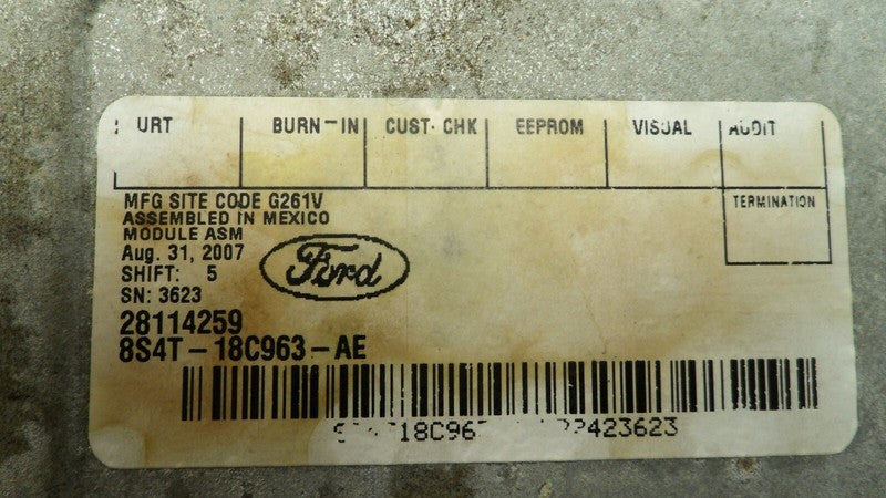 8S4T18C963AE 2008-2012 Ford Escape Sirius Satellite Radio Receiver Module Used OEM 8S4T18C963