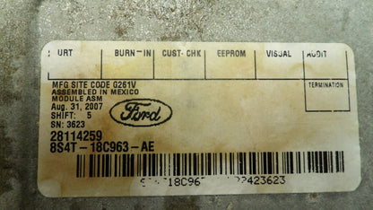 8S4T18C963AE 2008-2012 Ford Escape Sirius Satellite Radio Receiver Module Used OEM 8S4T18C963