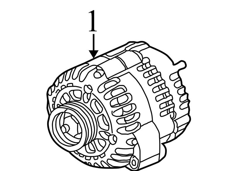 19244731 1999-2006 Chevrolet Silverado Alternator 5.3L Used 19244731 
