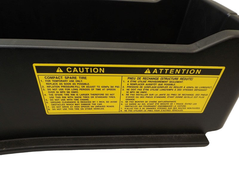 6499552050 2007-2011 Toyota Yaris Jack Storage Compartment Used OEM 6499552050