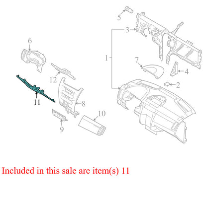 8S4Z5404459AC 2008-2011 Ford Focus Instrument Panel Knee Bolster Used 8S4Z5404459AC OEM