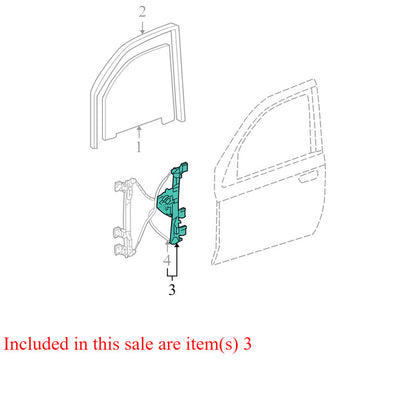 19331461 1998-2005 Oldsmobile Bravada Driver FL Window Regulator Used OEM 19331461