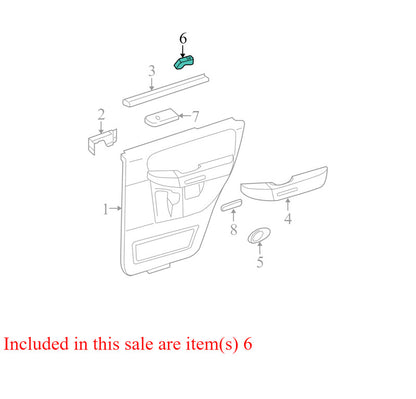 5L1Z14529BA 2003-2006 Expedition Driver Rear Left Door Window Switch Used OEM 2L1X14B135A