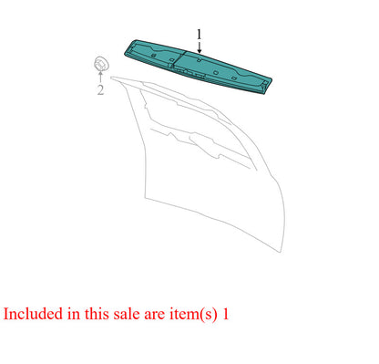 1SF62TRMA 2011-2020 Dodge Grand Caravan Rear Spoiler Used 1SF62TRMA OEM