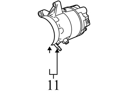 19418180 2006-2011 Chevrolet Impala 3.5l A/C Compressor Used OEM 15836649
