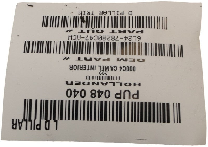 6L24-78280C47-ACW 2006-2010 Mercury Mountaineer Driver LH D Pillar Trim Used OEM 6L24-78280C47-ACW