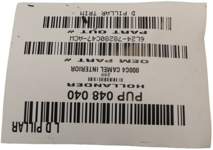 6L24-78280C47-ACW 2006-2010 Mercury Mountaineer Driver LH D Pillar Trim Used OEM 6L24-78280C47-ACW