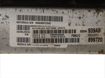 P05094939AB 2002-2007 Jeep Liberty Engine Control Module 3.7L Used R6044396AD OEM