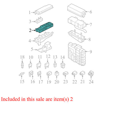 8L8Z14290ZB  2008-2012 Ford Escape Fuse Box Used 8L8Z14290ZB OEM