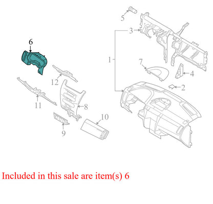 9S4Z54044D70AB 9S4Z54044D70AB 2008-2011 Ford Focus Instrument Cluster Bezel