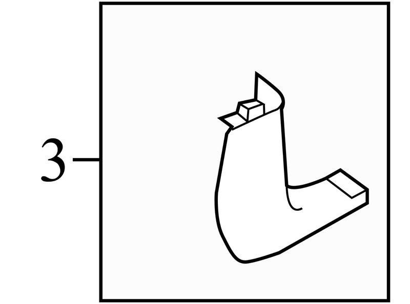 BM51A02348ABW 2012-2014 Ford Focus RH Kick Panel Trim Used CV6Z5402345AB OEM