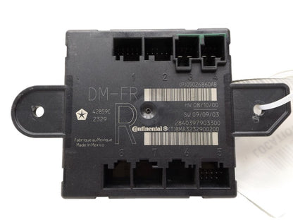 05026860AB 2009-2010 Dodge Journey Passenger FR Door Control Module Used OEM 05026860AB