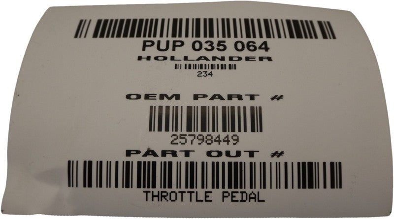 25798449 2010-2017 Chevrolet Equinox Gas Throttle Pedal Assembly Used OEM 25798449