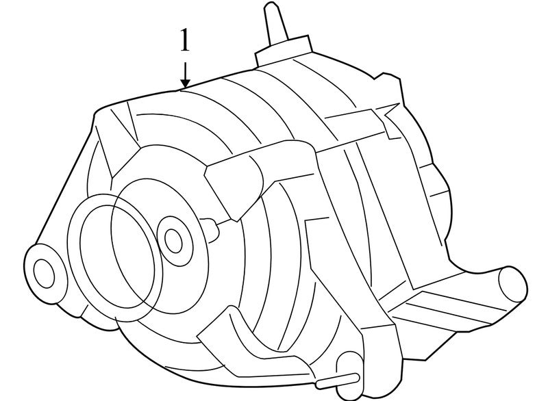 66029914AD 2007-2011 Dodge Nitro Alternator 3.7L Used 66029914AD OEM