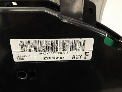 22818841 2009-2012 Chevrolet Traverse 163k Miles Instrument Cluster Used 22868683 OEM