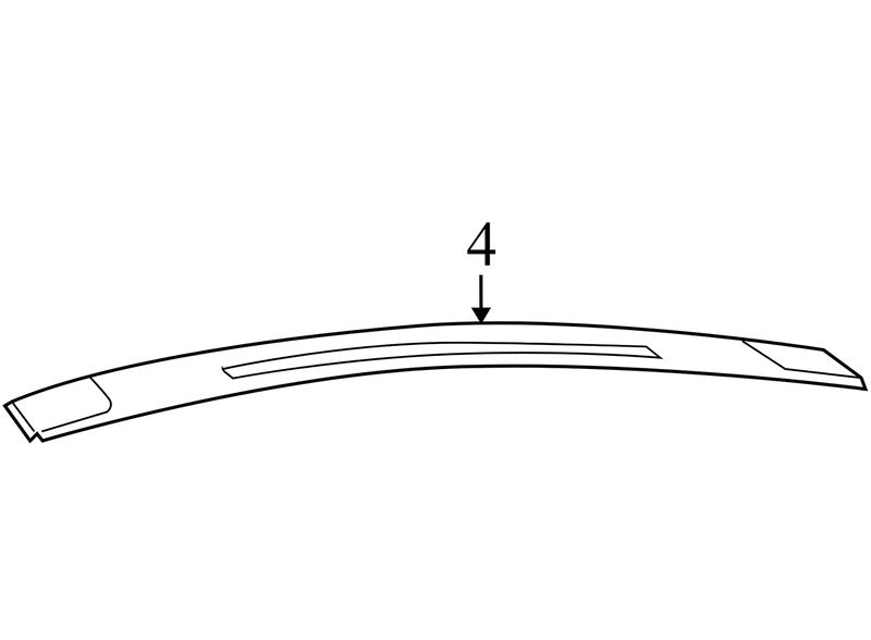 1CB64DK7AE 2009-2010 Dodge Journey Defroster Trim Panel Used OEM 1CB46XDVAE