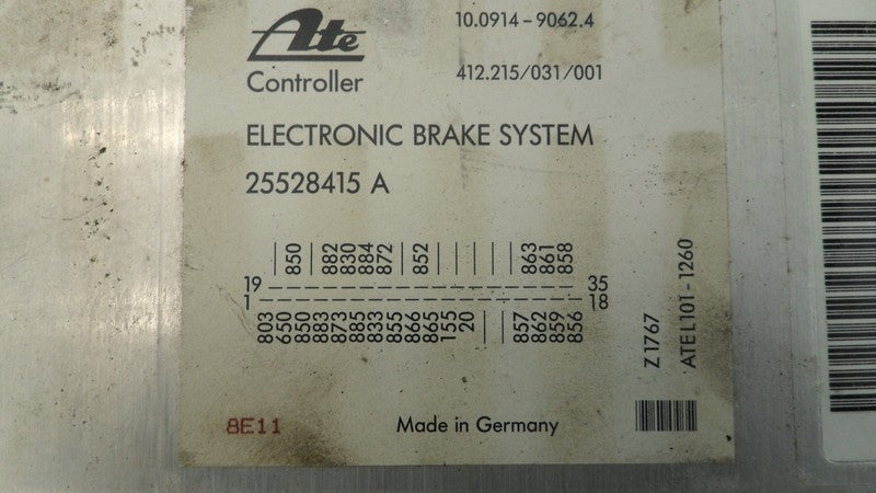 25528415 1987-1990 Oldsmobile 98 ABS Control Module Used 25528415 OEM