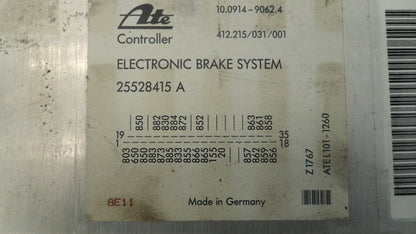 25528415 1987-1990 Oldsmobile 98 ABS Control Module Used 25528415 OEM