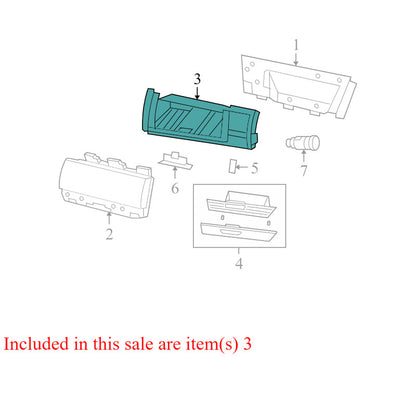 C309003AB437893 2008-2010 Dodge Grand Caravan Front Upper Glove Box Used 1JF181DSAA