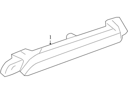 23214842 2010-2017 Chevrolet Equinox Rear Center Third Brake Light Used OEM 20823930